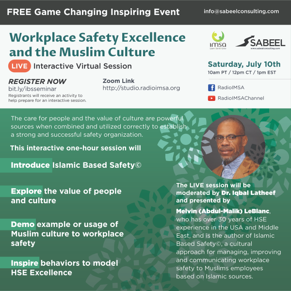 Workplace Safety Excellence and the Muslim Culture